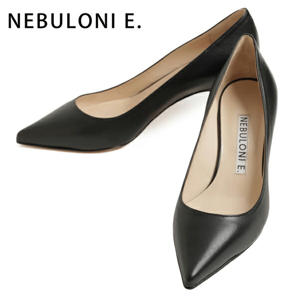 新品美品 NEBULONIE ネブローニ グレー ポインテッドトゥ ハイヒール
