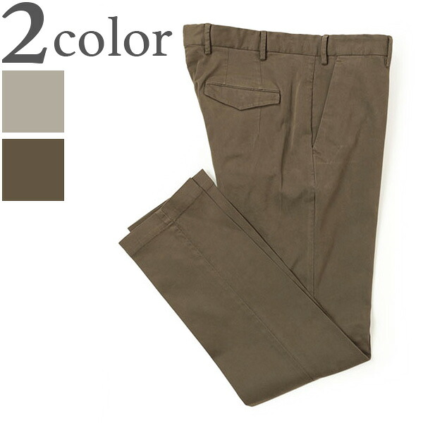 【国内正規品】PT TORINO パンツ スラックス STRETCH ストレッチ コットン ウォッシュ モールスキン 製品染め MASTER FIT ノープリーツ NK20 Y180 ダークブラウン Y230 グレー