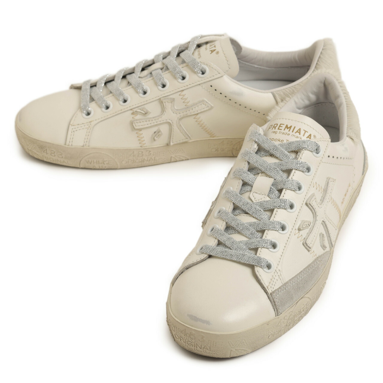 プレミアータ・ホワイト DEFENSE スニーカー 42 プレミアータ・ホワイト DEFENSE スニーカー 42