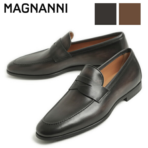 楽天市場】MAGNANNI マグナーニ メンズ シューズ ローファー