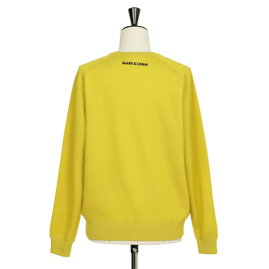 MARK&LONAマークアンドロナEverSpangleCrewSweaterスパンコールスカルクルーネックニットスウェット長袖MLM-3C-AB05BLACK/ブラックYELLOW/イエロー