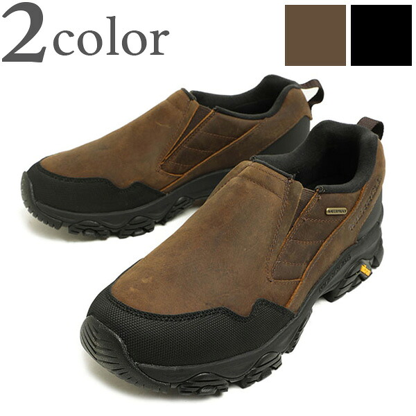MERRELL メレル メンズ スノーシューズ COLDPACK3 THERMO MOC WATERPROOF コールドパック3 サーモ モック ウォータープルーフ ソーラーコア ハイカット ジップアップ J037207 BLACK ブラック J037209 EARTH ブラウン｜菅原靴店 （Sugawara Ltd）