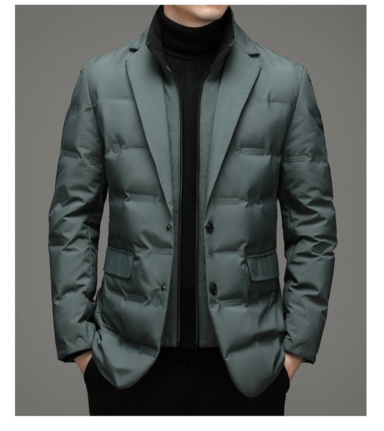 ダウンジャケット ダウンコート メンズ テーラードジャケット ビジネス アウター 無地 防寒着 冬服 あったか 冬服 通勤 オシャレ|シュガースプリング