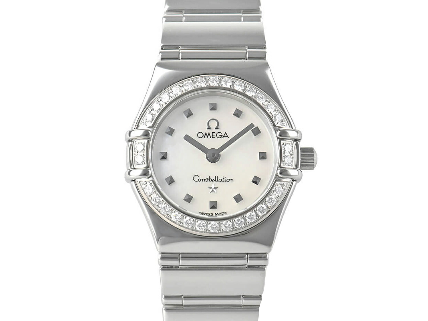 オメガコンステレーション　ミニ 楽天市場】【緑屋質屋】オメガ コンステレーションミニ シンディークロ