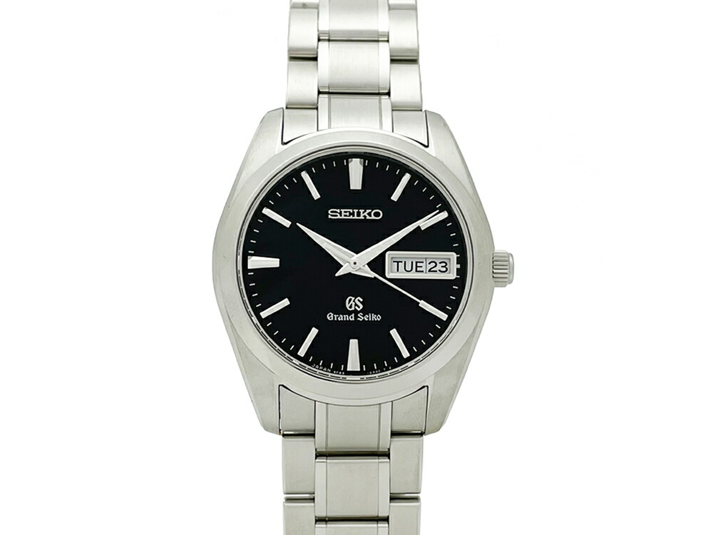 グランドセイコー腕時計 楽天市場】グランドセイコー 腕時計 メンズ 電池式 ブラック文字