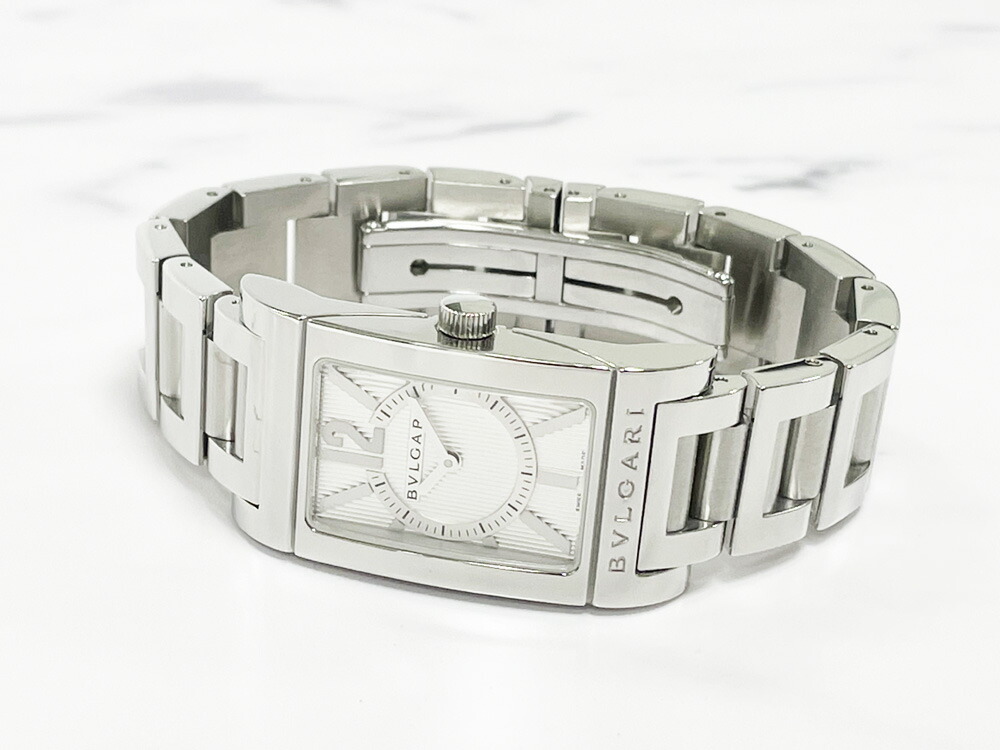 60％OFF】 ブルガリ BVLGARI レッタンゴロ RT39S クォーツ レディース 