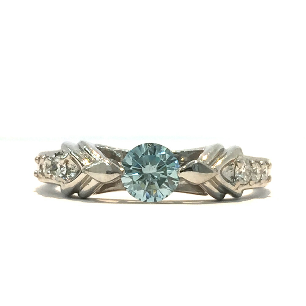 【中古】Pt900　ダイヤ　ファッションリング　D 0.356ct　D 0.12ct　13号　5.3ｇ　指輪｜すぎ質店　店