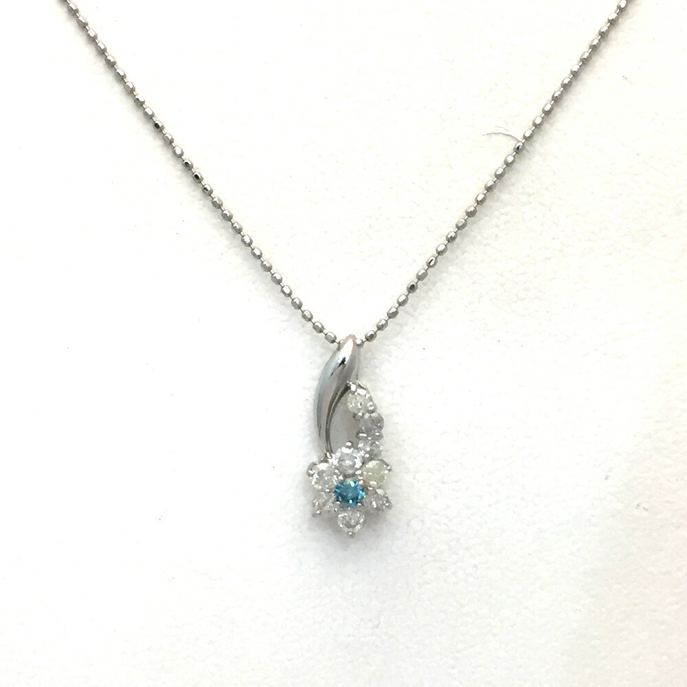 中古美品 Pt850 ダイヤ ネックレス D 0.50ct 2.7g - truepaydayloan.ca