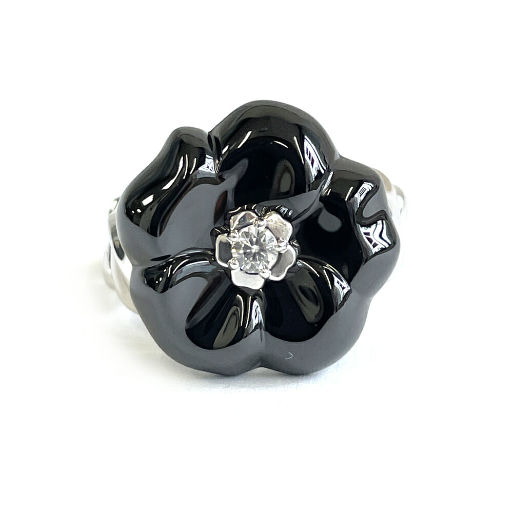 CHANEL カメリア　スリング シャネル CHANEL カメリアリング ホワイトゴールド 750/ダイヤモンド