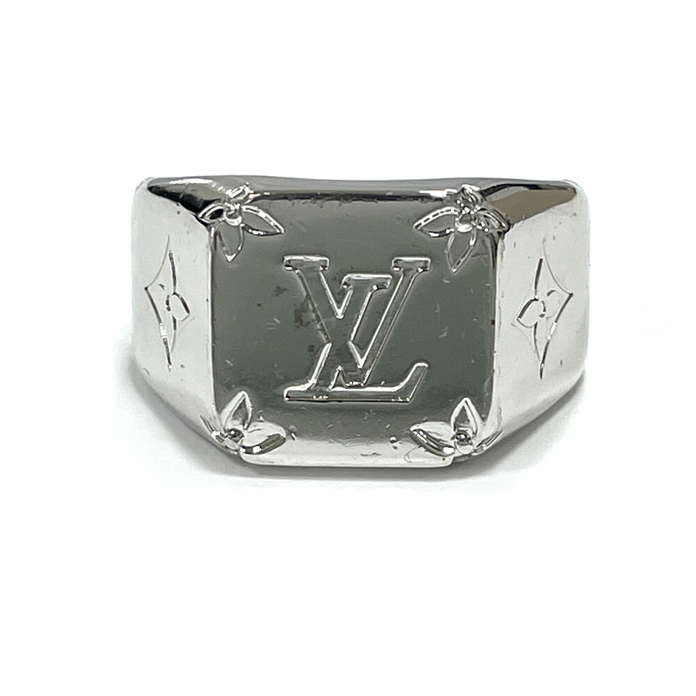 LOUIS VUITTONモノグラム シグネットリング ゴールド スクエア M 中古・古着通販】LOUIS VUITTON (ルイ ヴィトン) シグネットリング