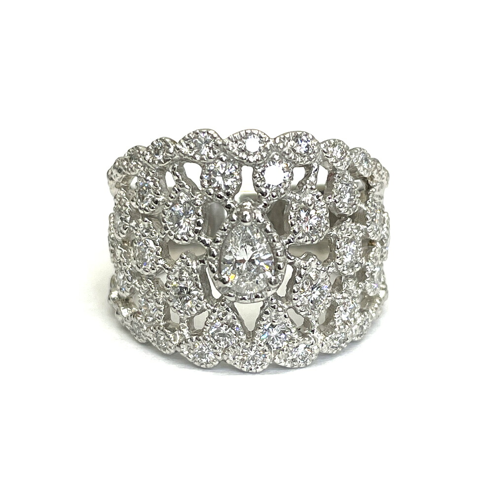 【中古】クイーン ジュエリー Queen ダイヤ リング D1.10ct 13号 指輪 13.7g|すぎ質店 店