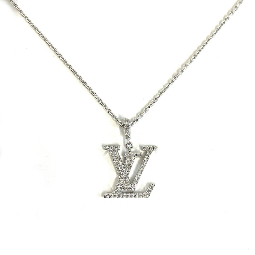 ‌LVロゴ ダイヤモンド ネックレス 極美品 楽天市場】【送料無料】【美品】ルイヴィトン LOUIS VUITTON