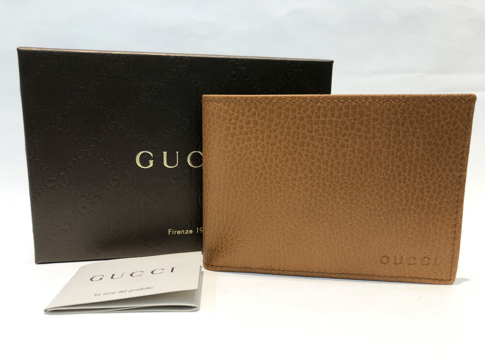 GUCCI 財布　中古 GUCCI】グッチ『メタルバー Wホック長財布』112715 メンズ