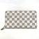 【中古】LOUIS VUITTON ルイヴィトン ダミエアズール ジッピーオーガナイザー N60012 長紙入れ 白