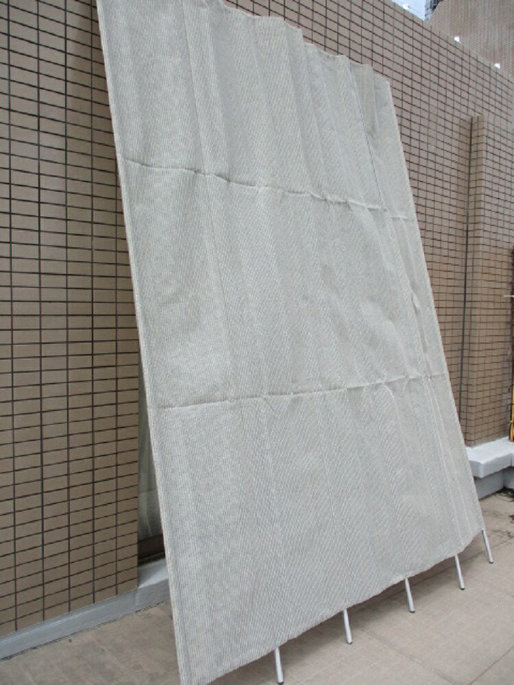 【送料無料】洋風たてす約W２００×H３００ｃｍ(Eグレー色）サンシェードタテス１０尺　日除けスクリーン日除け 目隠し ベランダスクリーン 日よけ シェード 西日対策