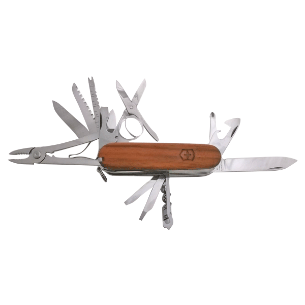 VICTORINOX スイスチャンプ・ハードウッド ツールナイフ スイス ナイフ　【送料無料】