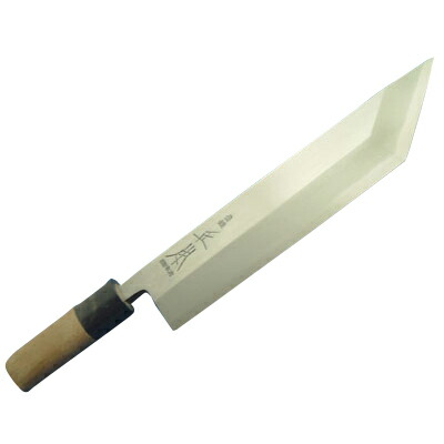 楽天市場】正本 和庖丁(本霞玉白鋼) 鰻サキ庖丁 KS1219_刃渡19.5cm
