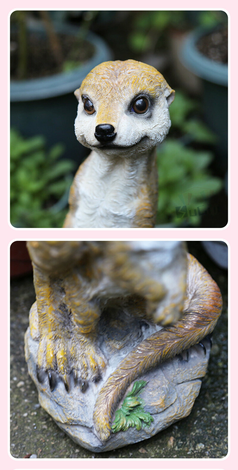 格安販売の Meerkatミーヤキャット ガラス置物 ガラス ステンドグラス Oceanrepublicbrewing Com