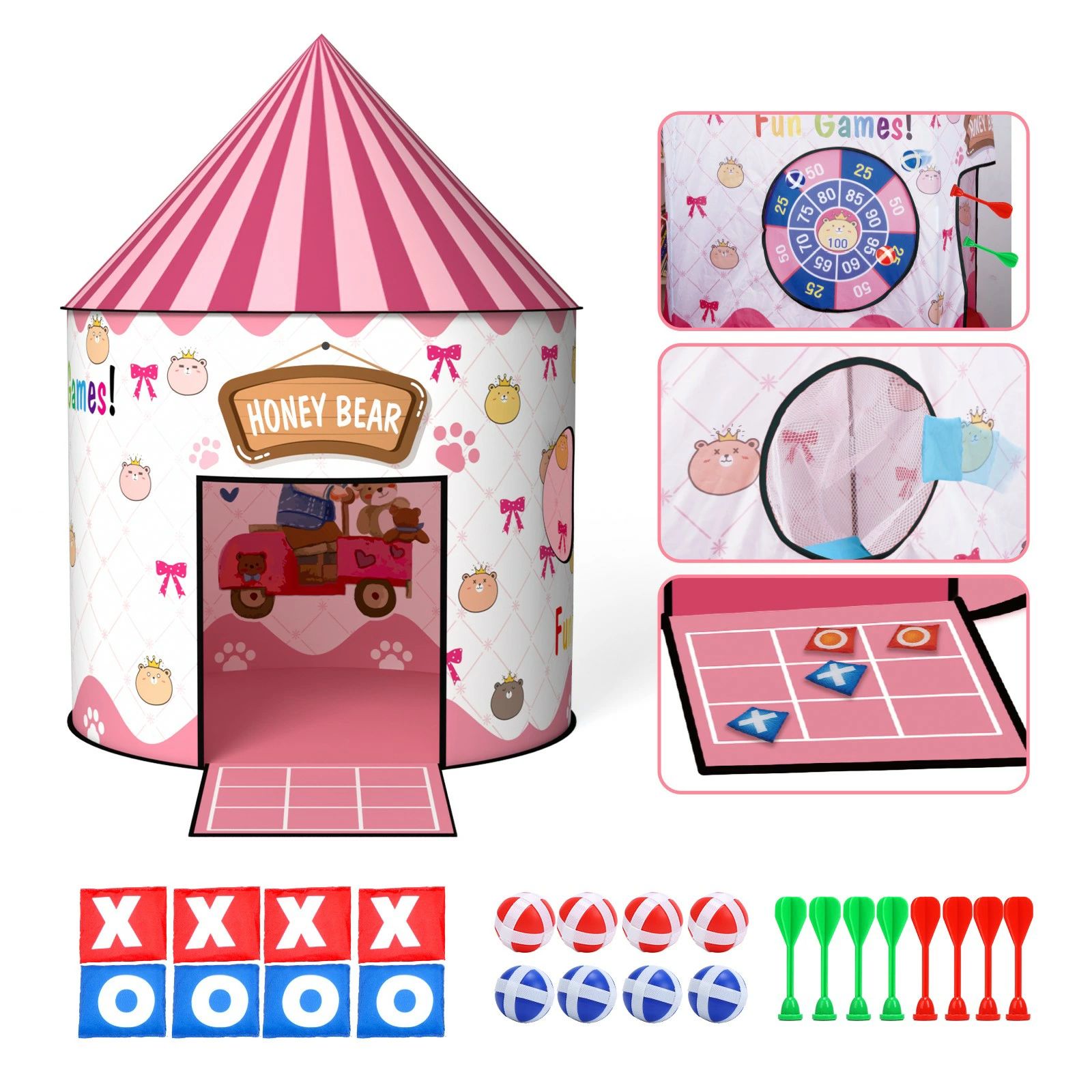 子供テント室内ゲーム屋女の子姫城おもちゃ屋 子供テント室内ゲーム屋女の子姫城おもちゃ屋