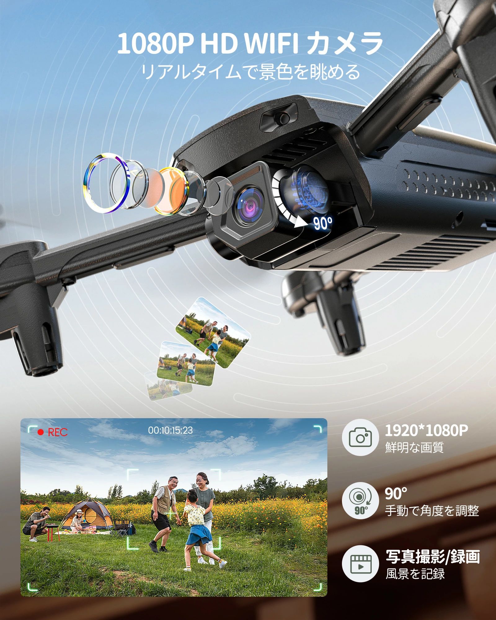 楽天市場】Holy Stone ドローン カメラ付き モニター付き 5.8G FPV