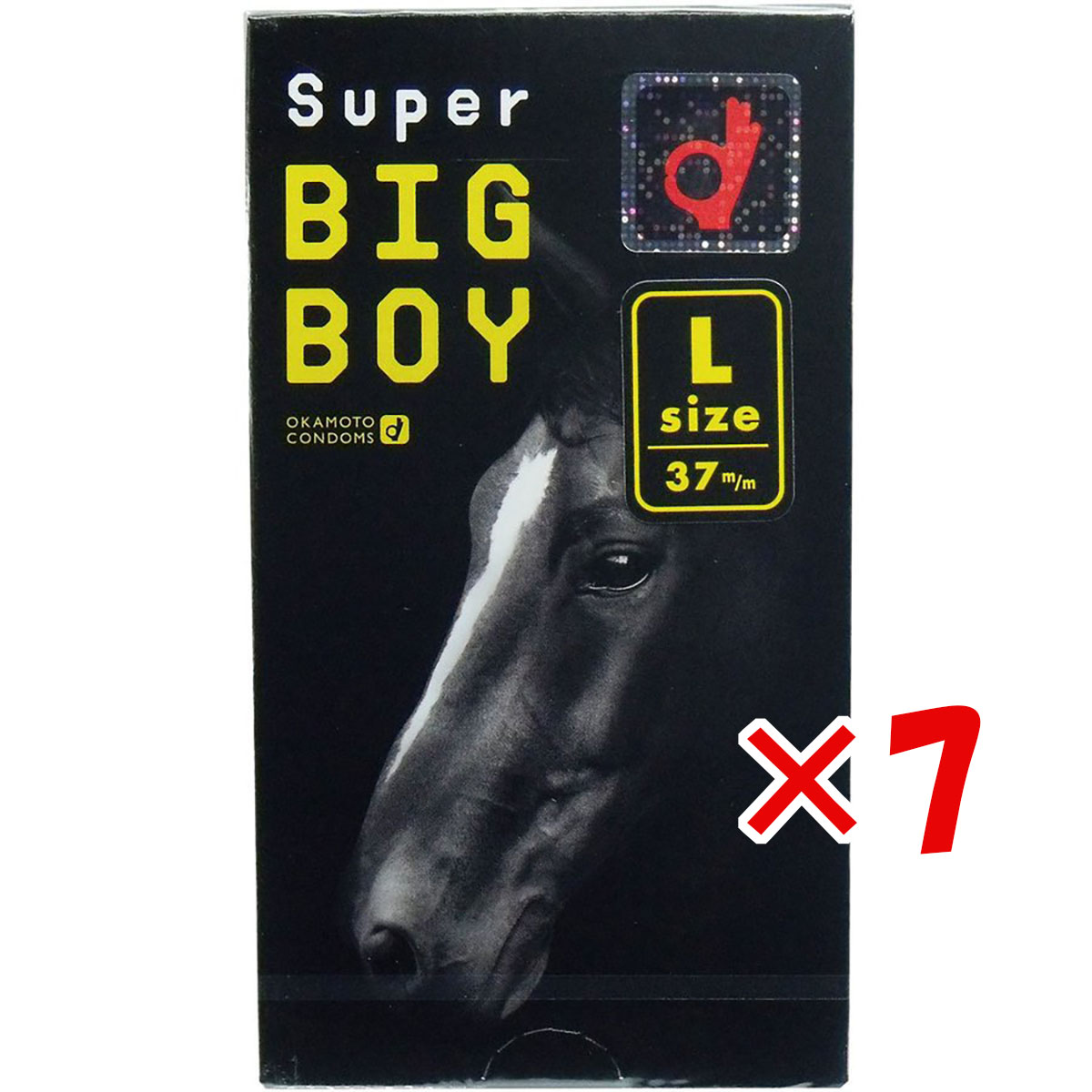 【 まとめ買い ×7個セット 】 「 オカモト スーパー ビッグボーイ コンドーム 12個入 」 【 送料無料 】 【 月間MVP & 月間優良ショップ ダブル受賞店 】