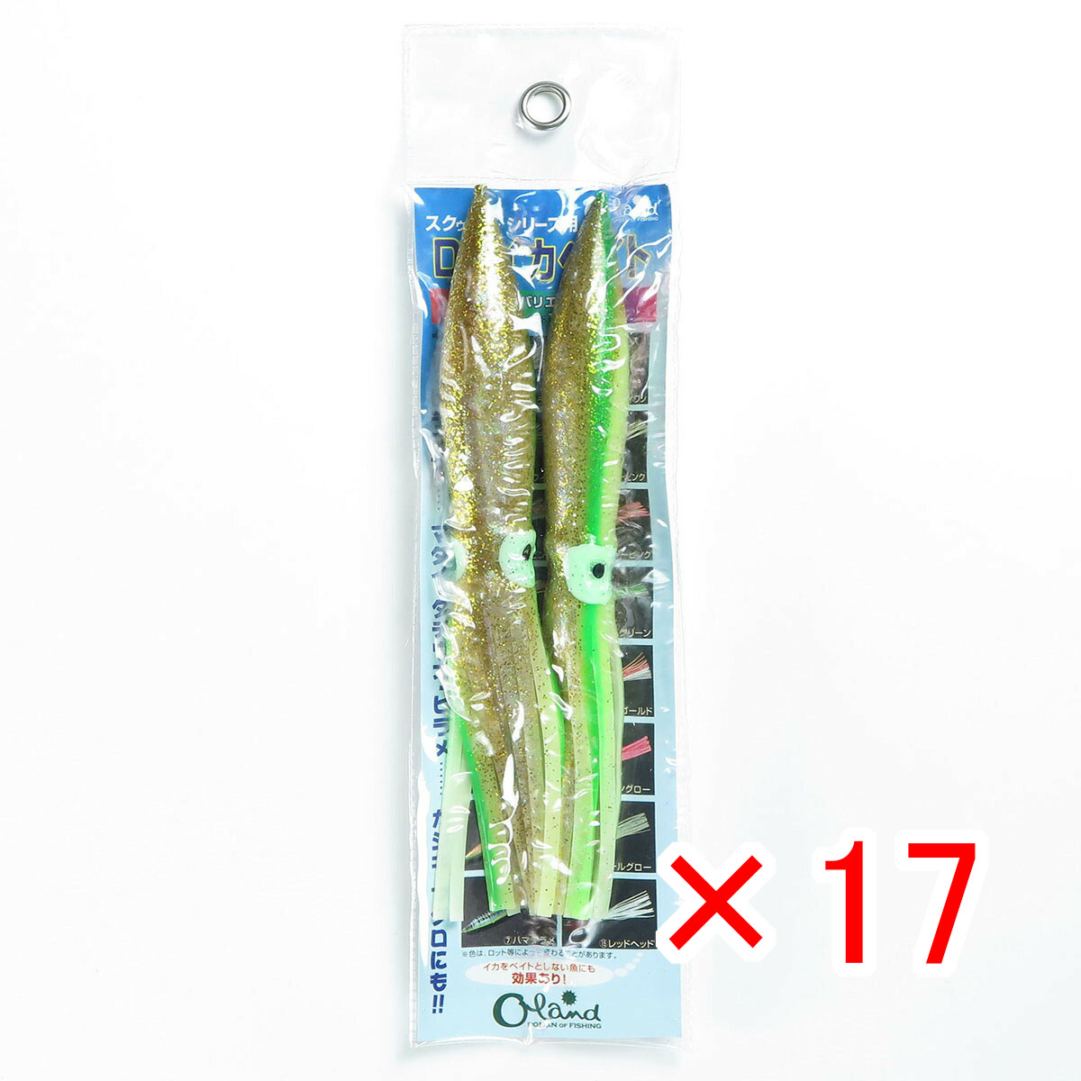 【 まとめ買い ×17個書き割り 】 「 Oland オーランド DSイカベイト 6.5号 イカグロー 」 【  月間MVP \u0026 月間目覚ましい販売店 ダブル勝ち得る店 】 釣具 釣り銭具 釣り銭機材