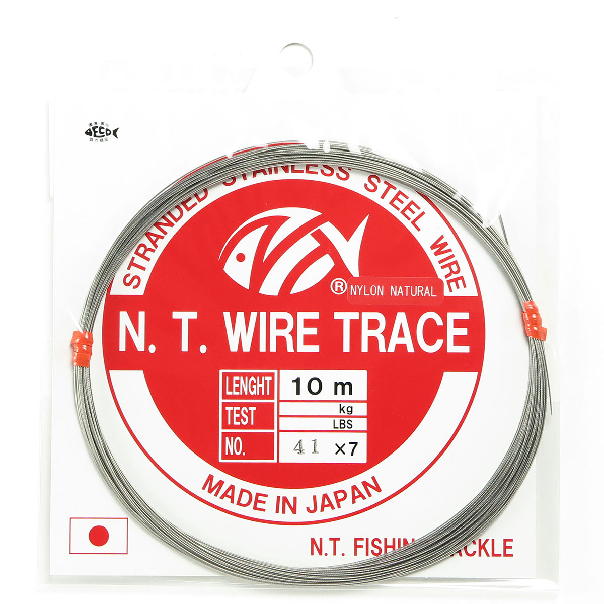 【 まとめ買い20個セット 】 「NTスイベル N.T. ワイヤートレース ナイロンナチュラル 10m」 【 送料無料 】|日用品・釣具・文具のすぐる屋本舗