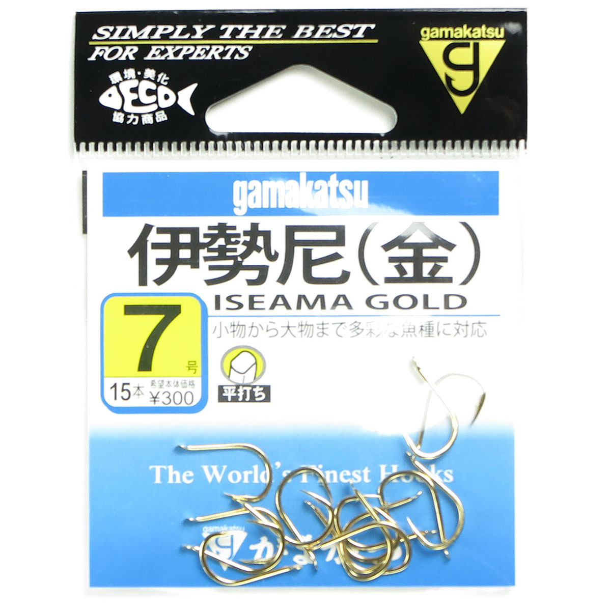 【 まとめ買い20個書き割り 】 「 がまかつ Gamakatsu 伊勢尼 金 7号 15本入 」 【 貨物輸送無料 】 【  月間MVP \u0026 月間素晴らしい販売店 ダブル勝ちえる店 】