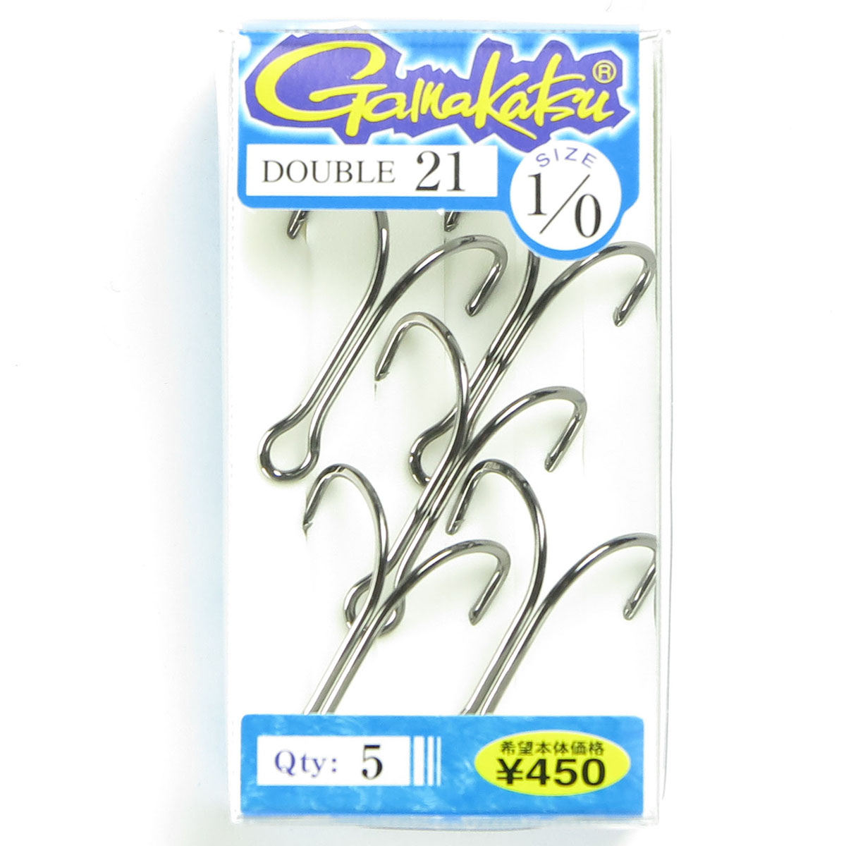 【 まとめ買い20個セット 】 「 がまかつ Gamakatsu ダブル21 ( NSB ) 1/0 入数: 5 」 【 送料無料 】 【 月間MVP & 月間優良ショップ ダブル受賞店 】｜日用品・釣具・文具のすぐる屋本舗