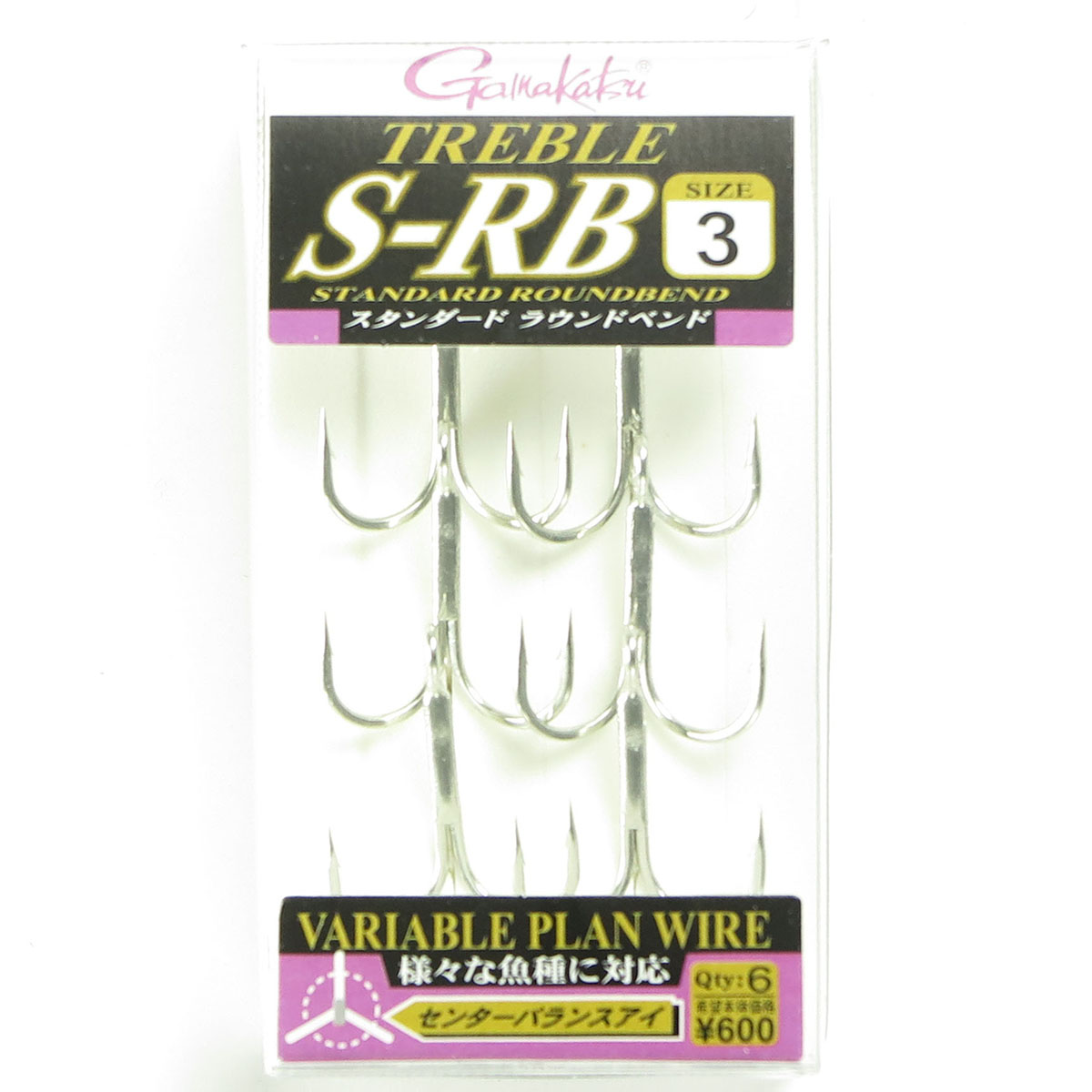 【 まとめ買い17個セット 】 「 がまかつ Gamakatsu S-RB ( ラウンドベンド ) トレブル シルバー サイズ 3 入数: 6 」 【 送料無料 】 【 月間MVP & 月間優良ショップ ダブル受賞店 】|日用品・釣具・文具のすぐる屋本舗