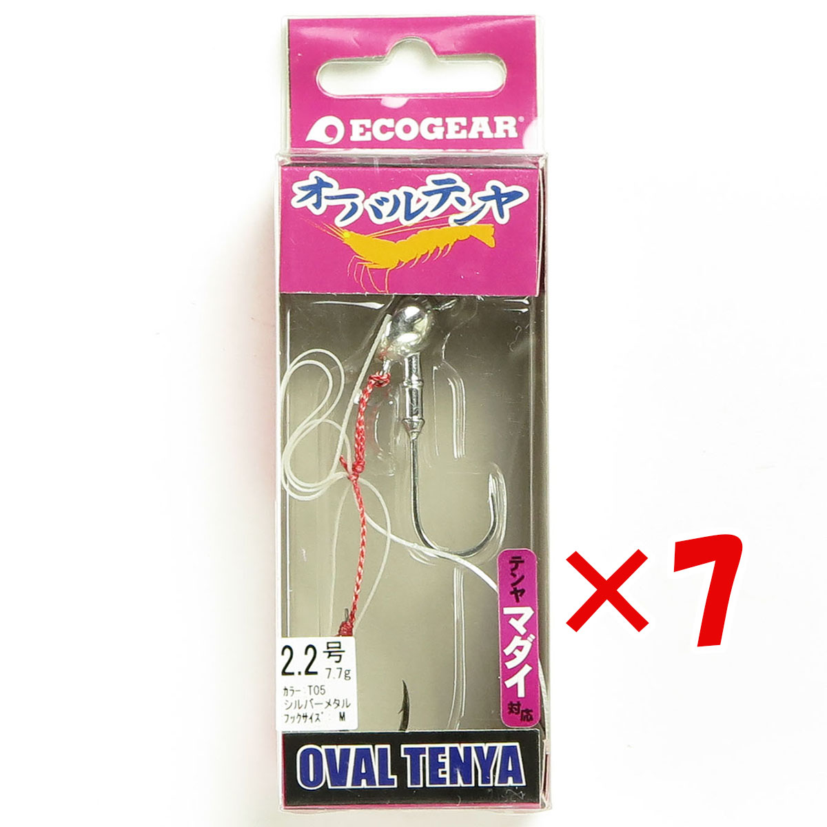 【 まとめ買い ×7個書き割り 】 「 エコ歯車 Ecogear テンヤ オーバルテンヤ 2.2号 T05 」 【 貨物輸送無料 】 【  月間MVP \u0026 月間目覚ましい販売店 ダブル勝ち取る店 】 釣具 つり銭具 つり銭装置