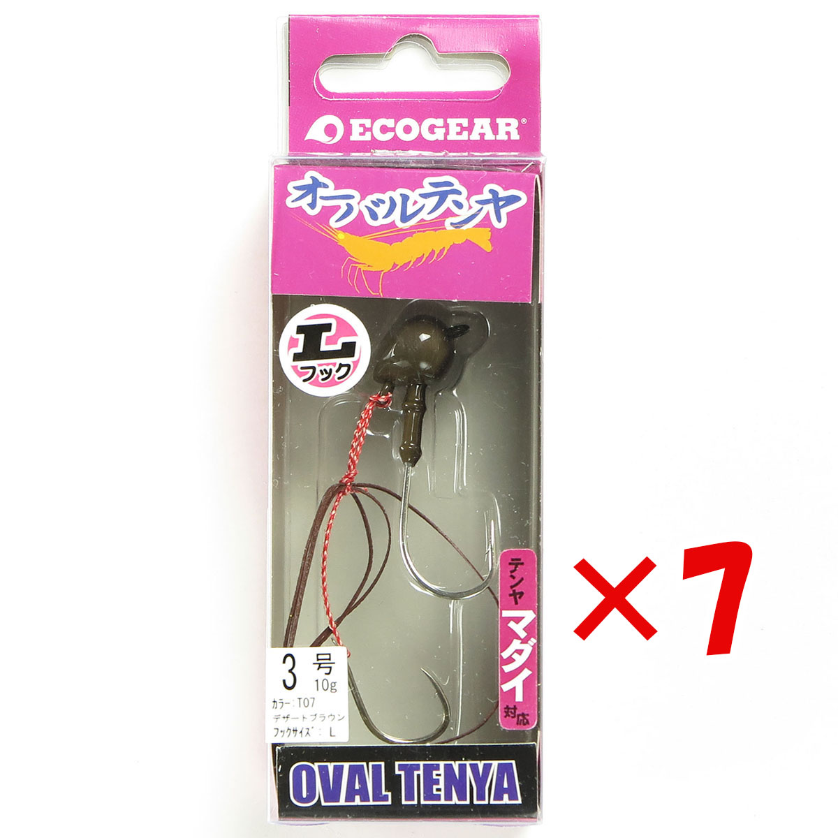 【 まとめ買い ×7個セット 】 「 エコギア Ecogear オーバルテンヤ Lフック 3号 T07 」 【 送料無料 】 【 月間MVP & 月間優良ショップ ダブル受賞店 】 釣具 釣り具 釣り用品