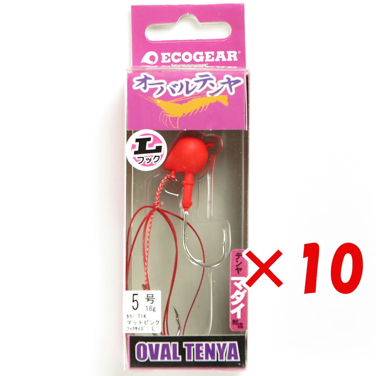 【 まとめ買い ×10個書き割り 】 「 エコ歯車 Ecogear オーバルテンヤ L引っ掛かり 5号 T14 」 【 貨物輸送無料 】 【  月間MVP \u0026 月間目覚ましい販売店 ダブル勝ち取る店 】 釣具 つり銭具 つり銭装置