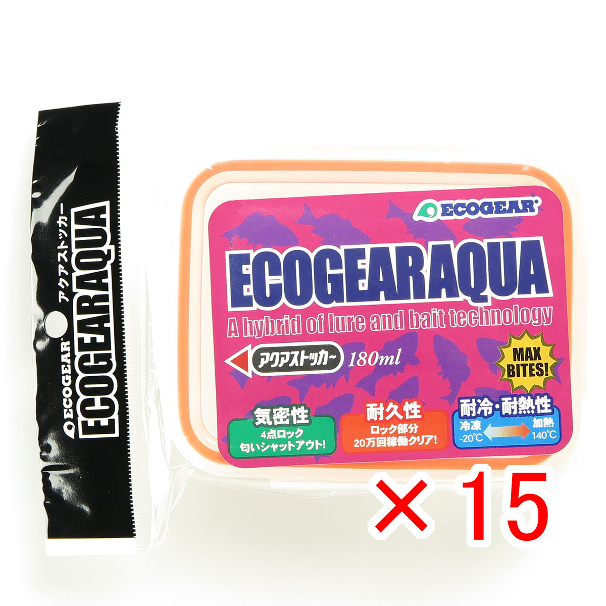【 まとめ買い ×15個セット 】 「 エコギア Ecogear エコギアアクア ストッカー 」 【 送料無料 】 【 月間MVP & 月間優良ショップ ダブル受賞店 】 釣具 釣り具 釣り用品|日用品・釣具・文具のすぐる屋本舗