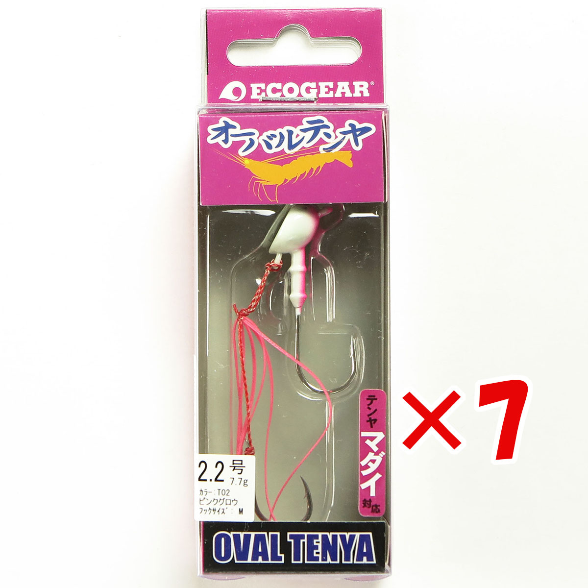 【 まとめ買い ×7個書き割り 】 「 エコ歯車 Ecogear テンヤ オーバルテンヤ 2.2号 T02 」 【 貨物輸送無料 】 【  月間MVP \u0026 月間目覚ましい販売店 ダブル勝ち取る店 】 釣具 つり銭具 つり銭装置