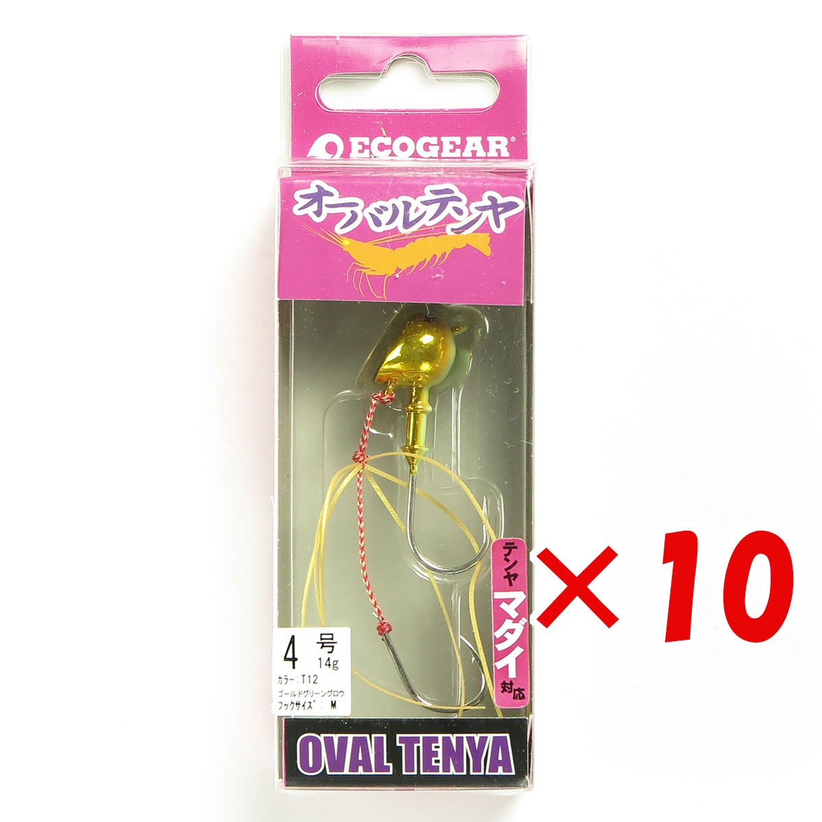 【 まとめ買い ×10個書き割り 】 「 エコ歯車 Ecogear テンヤ オーバルテンヤ 4号 T12 」 【 貨物輸送無料 】 【  月間MVP \u0026 月間目覚ましい販売店 ダブル勝ち取る店 】 釣具 つり銭具 つり銭装置