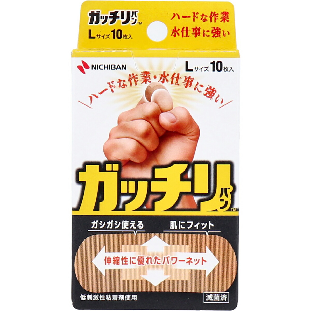 【 まとめ買い17個仕掛ける 】 ニチバン ガッチリバン L大きさ 10枚入 【 貨物輸送無料 】