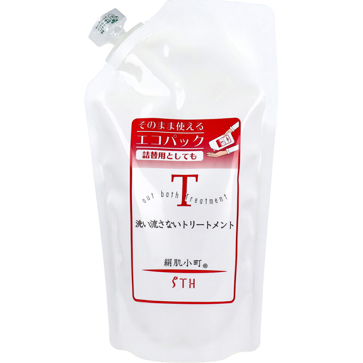 【 まとめ買い17個書き割り 】 絹肌もの言う花 洗い流さない手当て 詰替用 300mL 【 貨物輸送無料 】