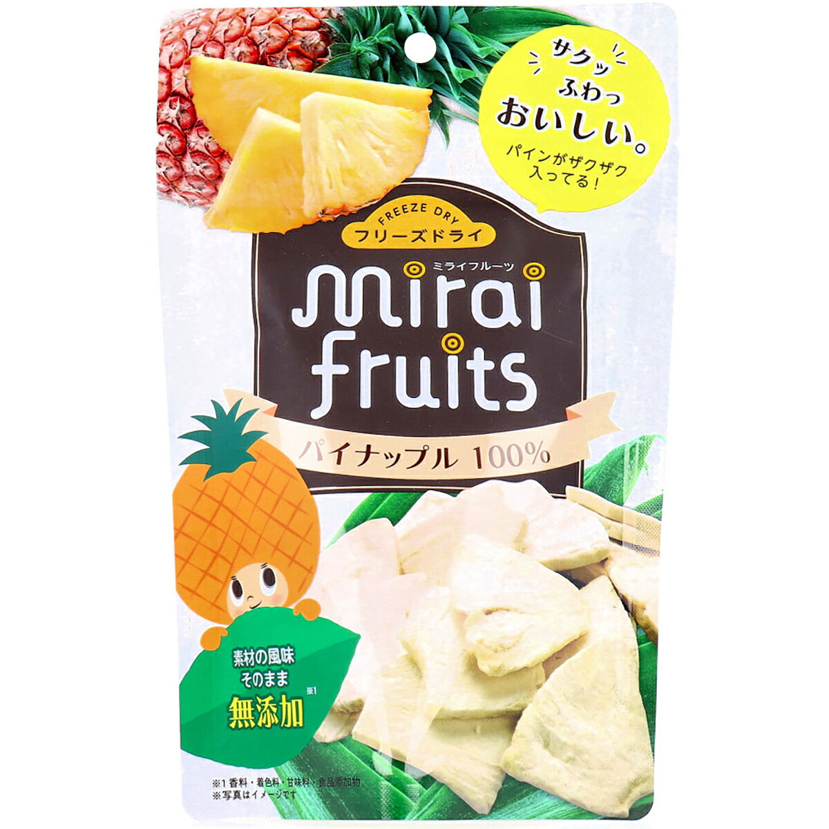 【 まとめ買い12個セット 】 ミライフルーツ パイナップル 10g 【 送料無料 】