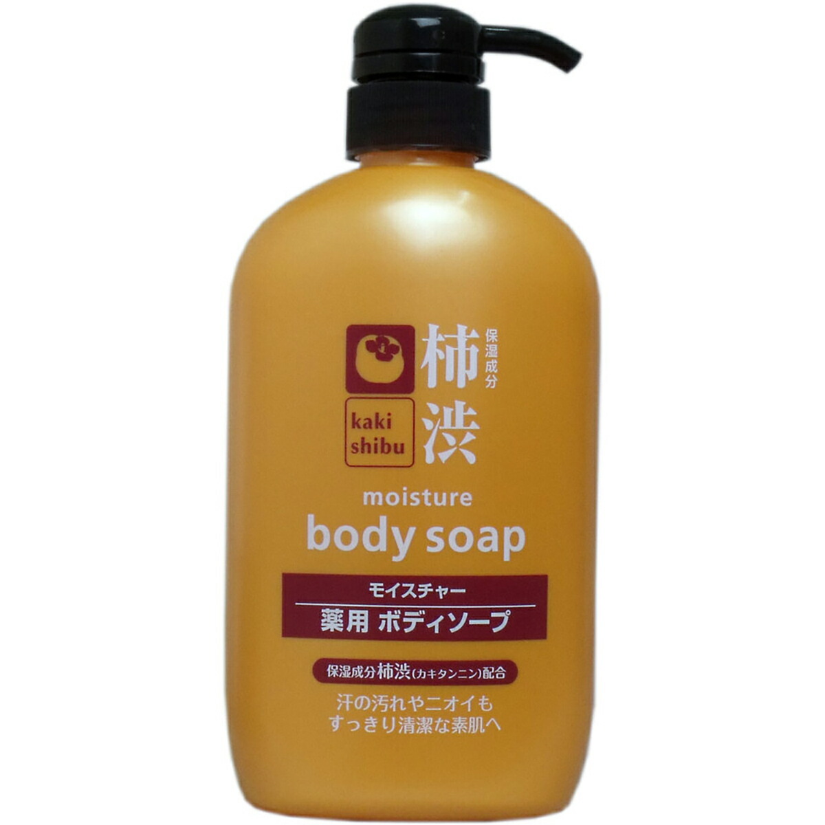 【 まとめ買い10個セット 】 柿渋 モイスチャー 薬用ボディソープ 600mL 【 送料無料 】