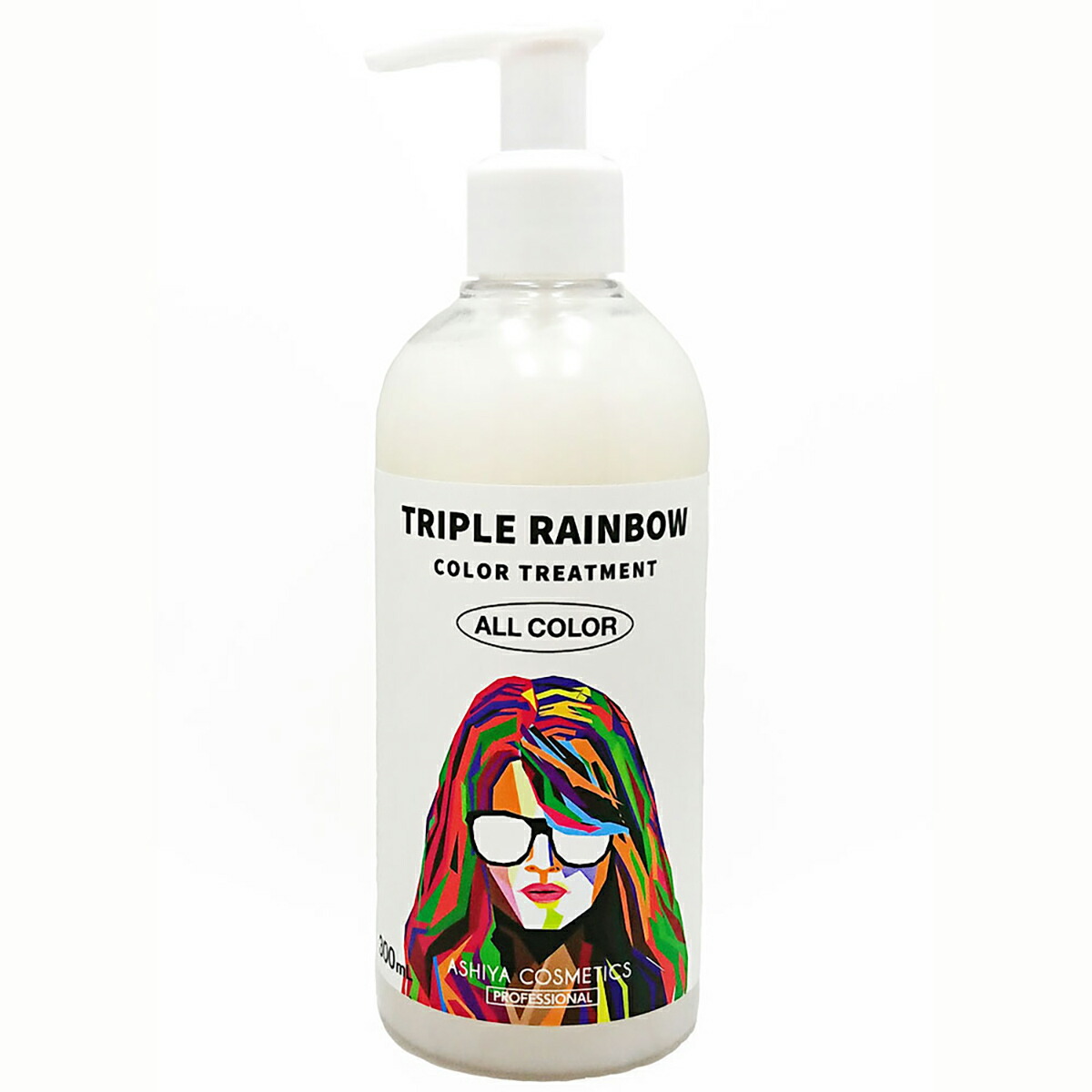 【 まとめ買い10個セット 】 トリプルレインボー カラートリートメント オールカラー対応 300mL 【 送料無料 】