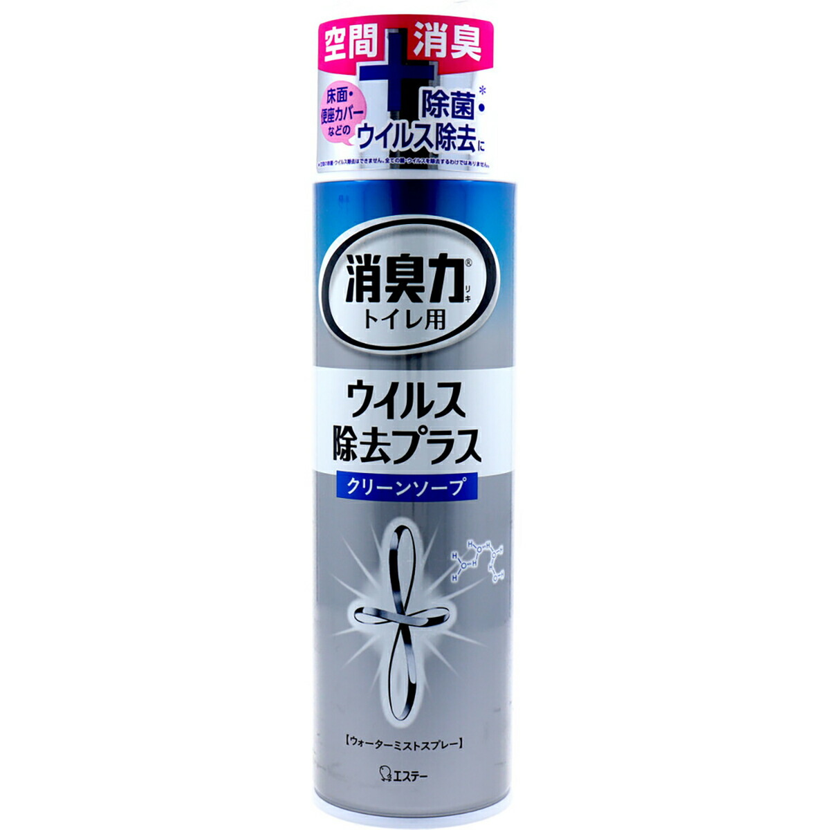【 まとめ買い12個セット 】 トイレの消臭力スプレー ウイルス除去プラス クリーンソープ 280mL 【 送料無料 】