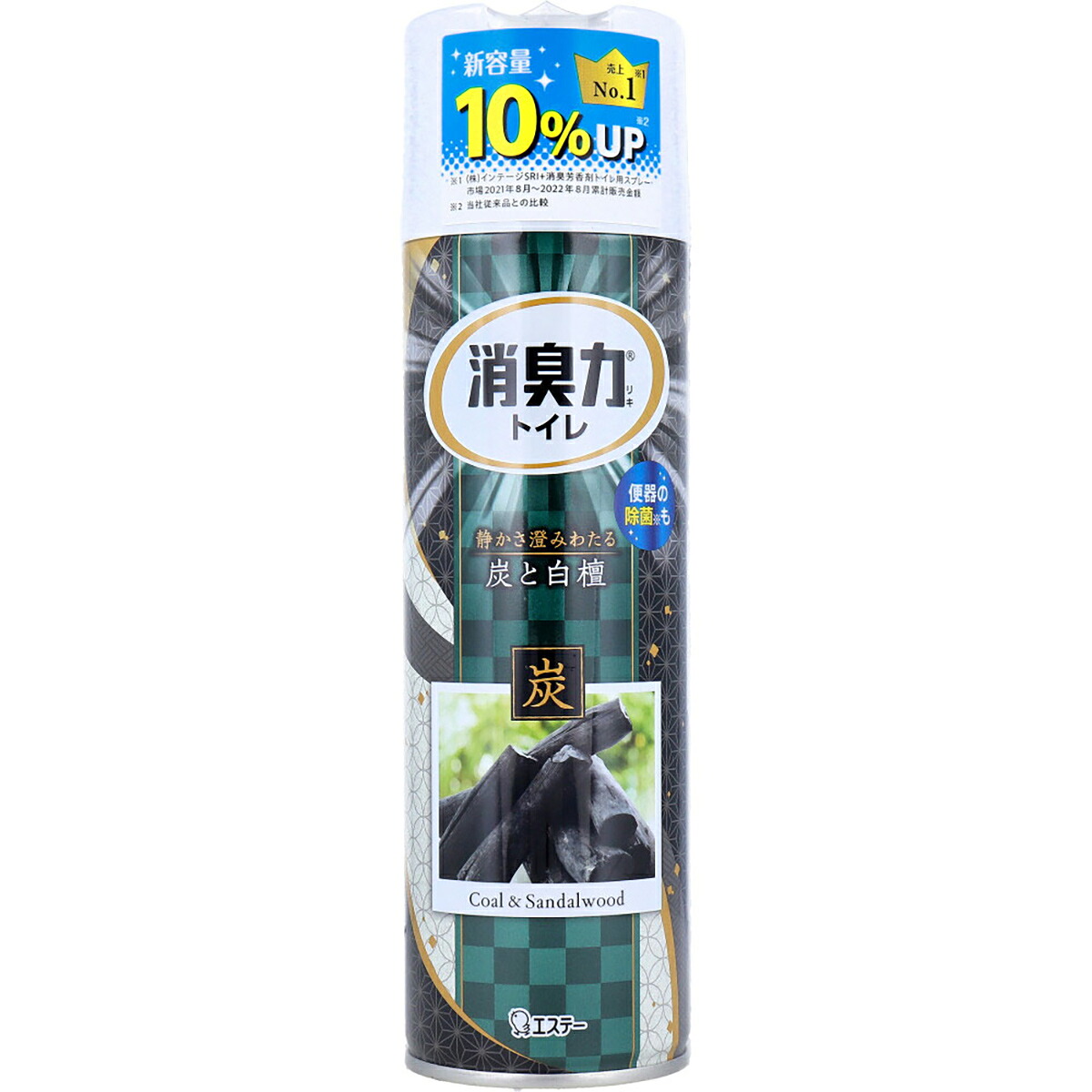 【 まとめ買い12個セット 】 トイレの消臭力スプレー 炭と白檀 365mL 【 送料無料 】｜日用品・釣具・文具のすぐる屋本舗