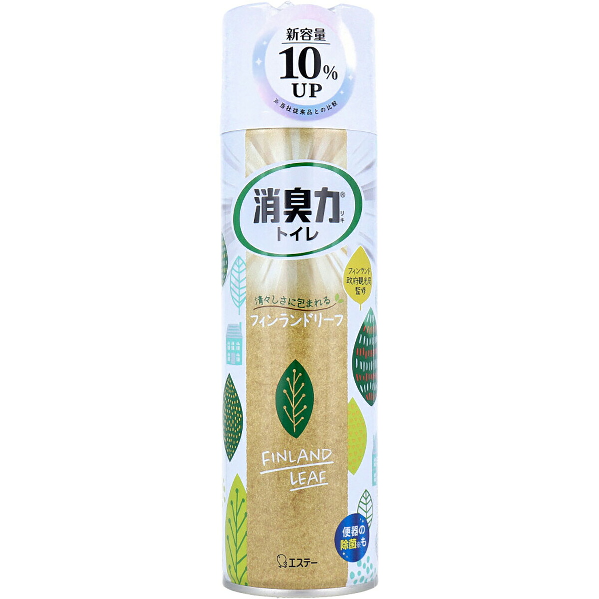 【 まとめ買い12個セット 】 トイレの消臭力スプレー フィンランドリーフ 365mL 【 送料無料 】|日用品・釣具・文具のすぐる屋本舗