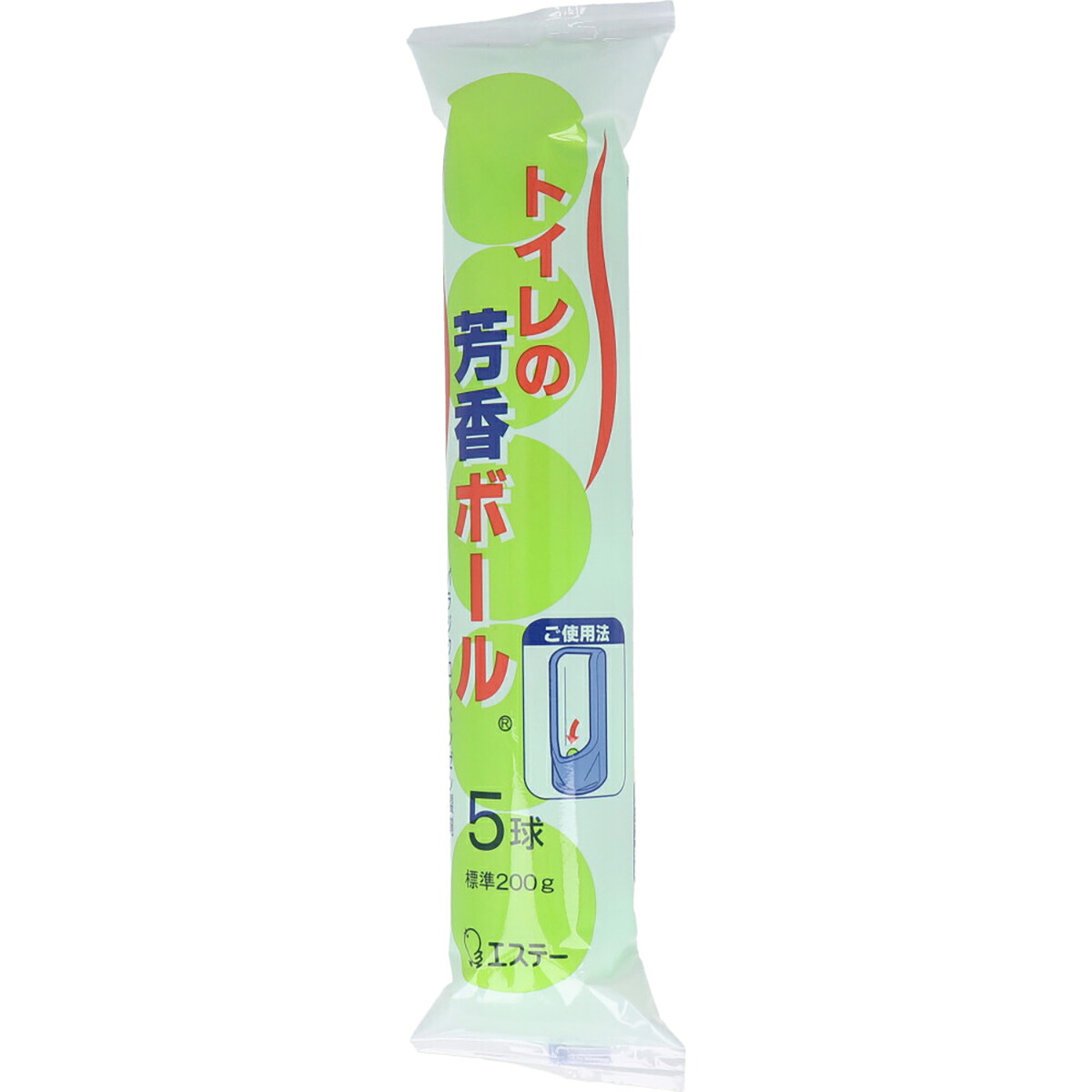 【 まとめ買い12個セット 】 トイレ用芳香ボール 5球 200g 【 送料無料 】