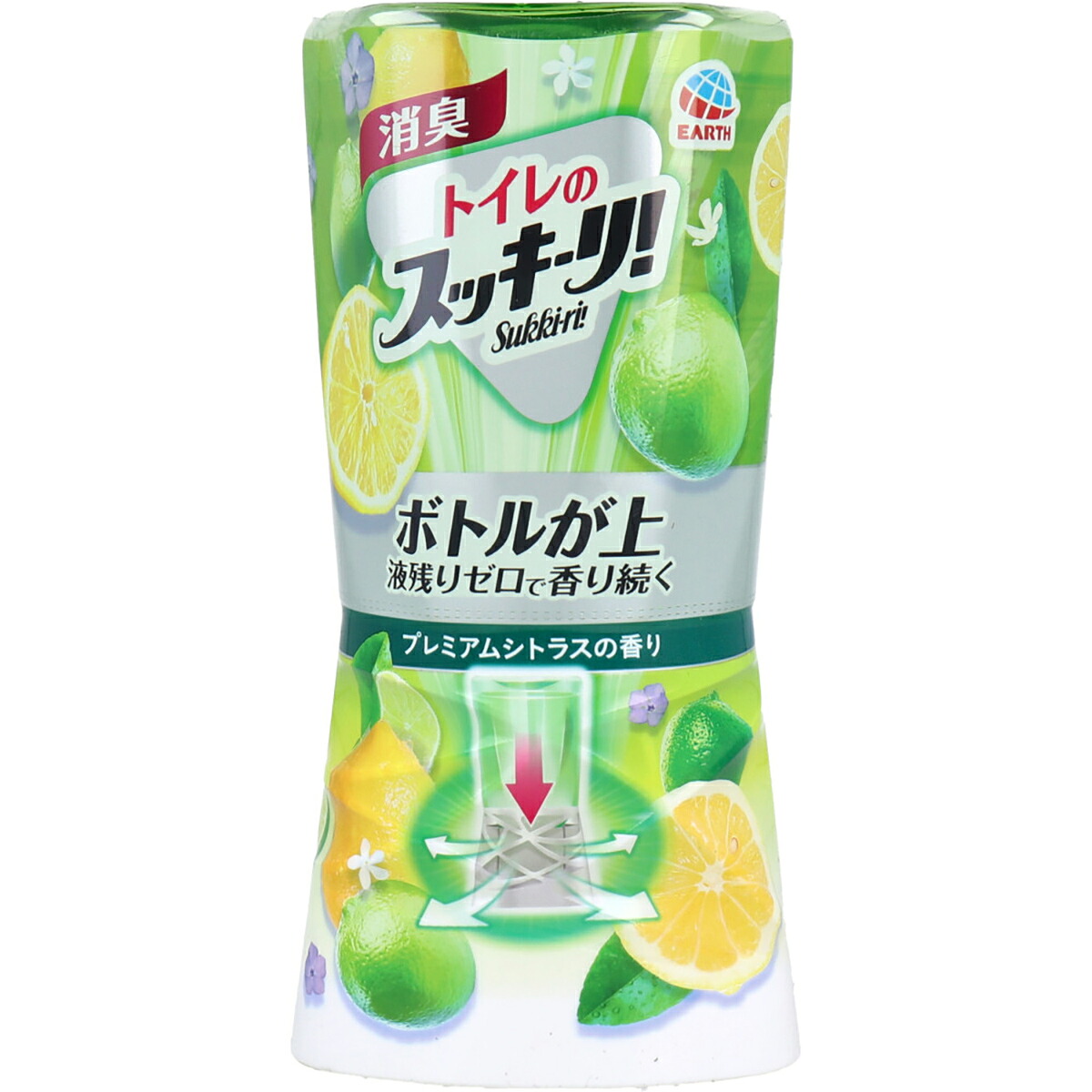 【 まとめ買い10個セット 】 トイレのスッキーリ！プレミアムシトラスの香り 400mL 【 送料無料 】