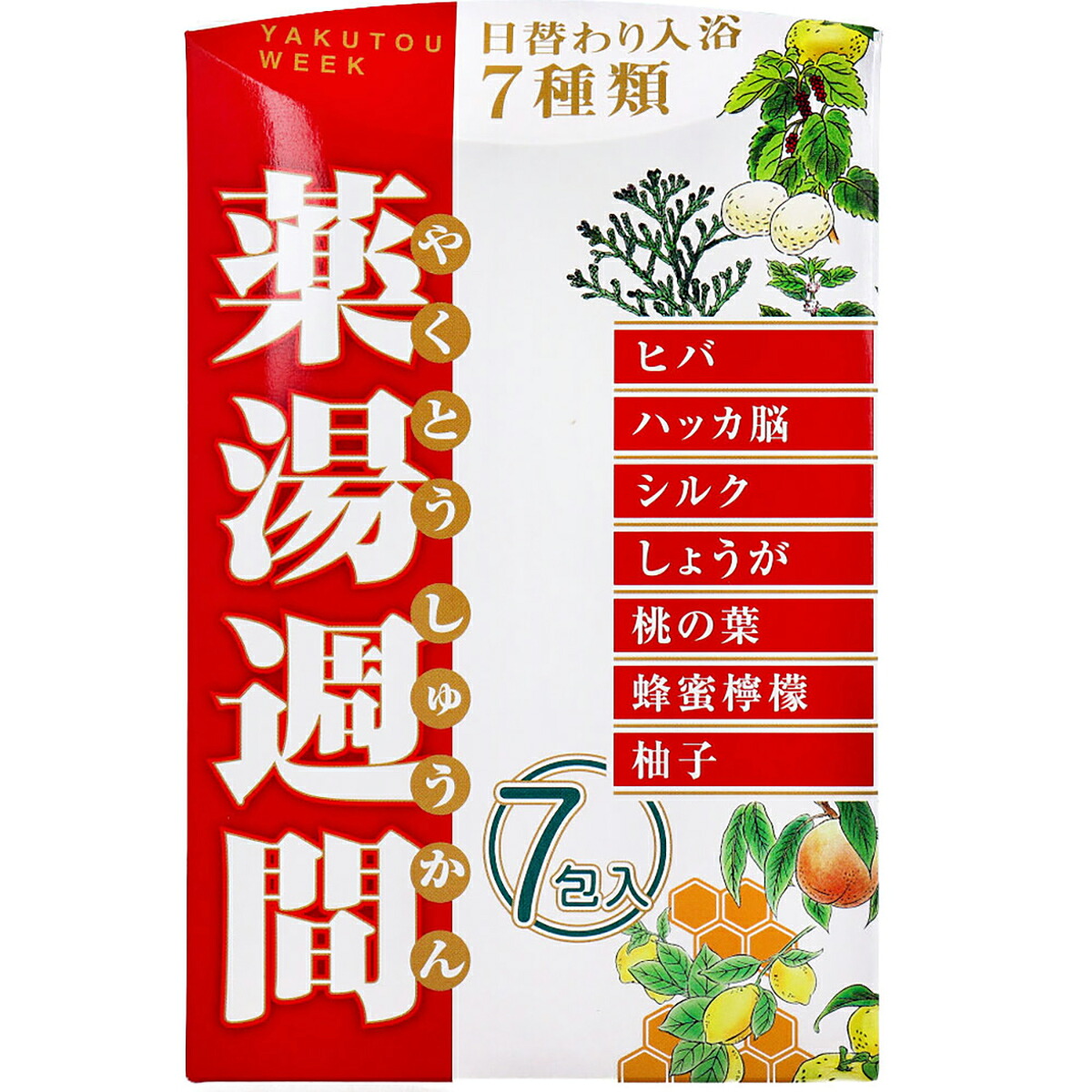 【 まとめ買い10個セット 】 オリヂナル 薬湯週間 入浴剤 アソート 30g×7包入 【 送料無料 】