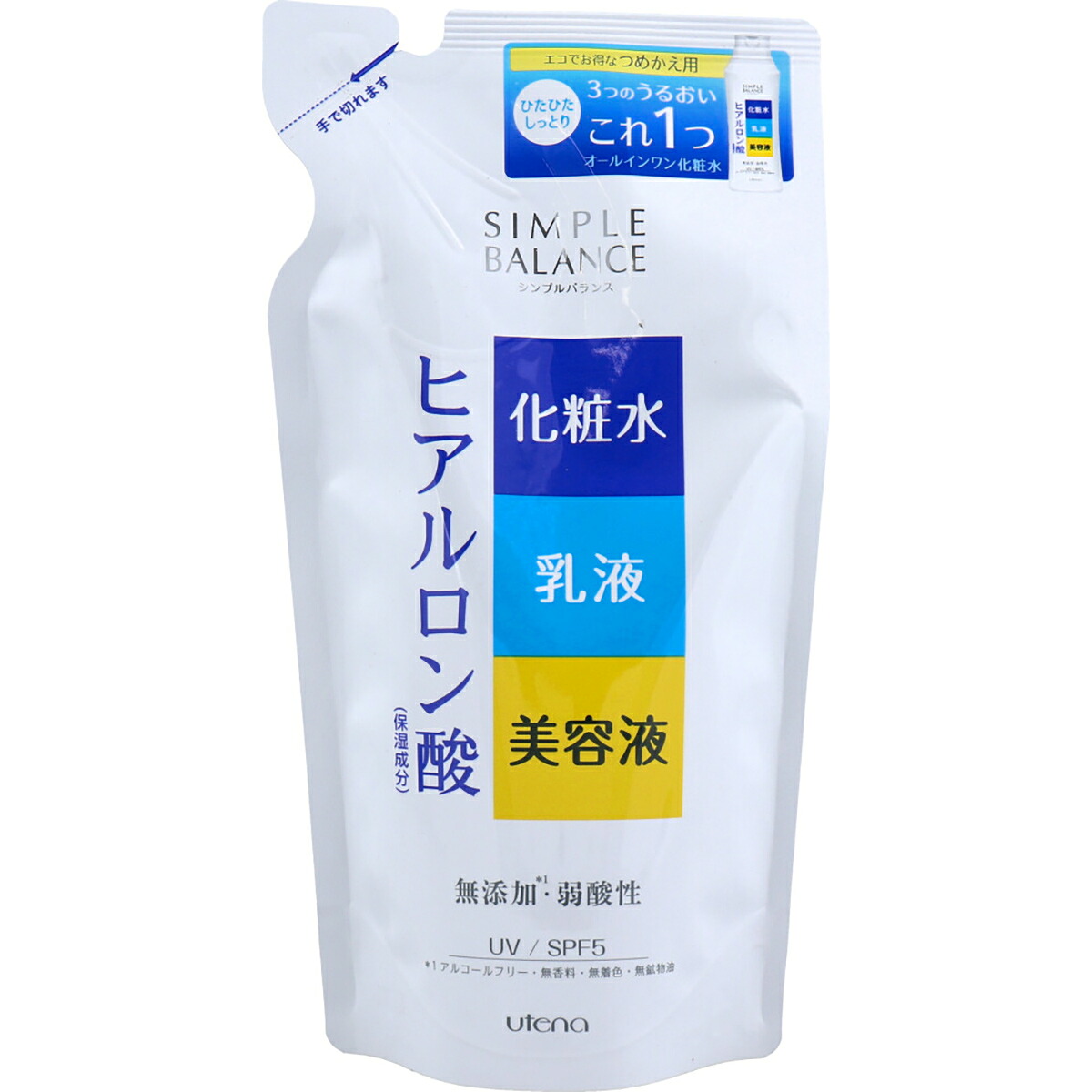 【 まとめ買い10個セット 】 ウテナ シンプルバランス うるおいローション つめかえ用 200mL 【 送料無料 】|日用品・釣具・文具のすぐる屋本舗