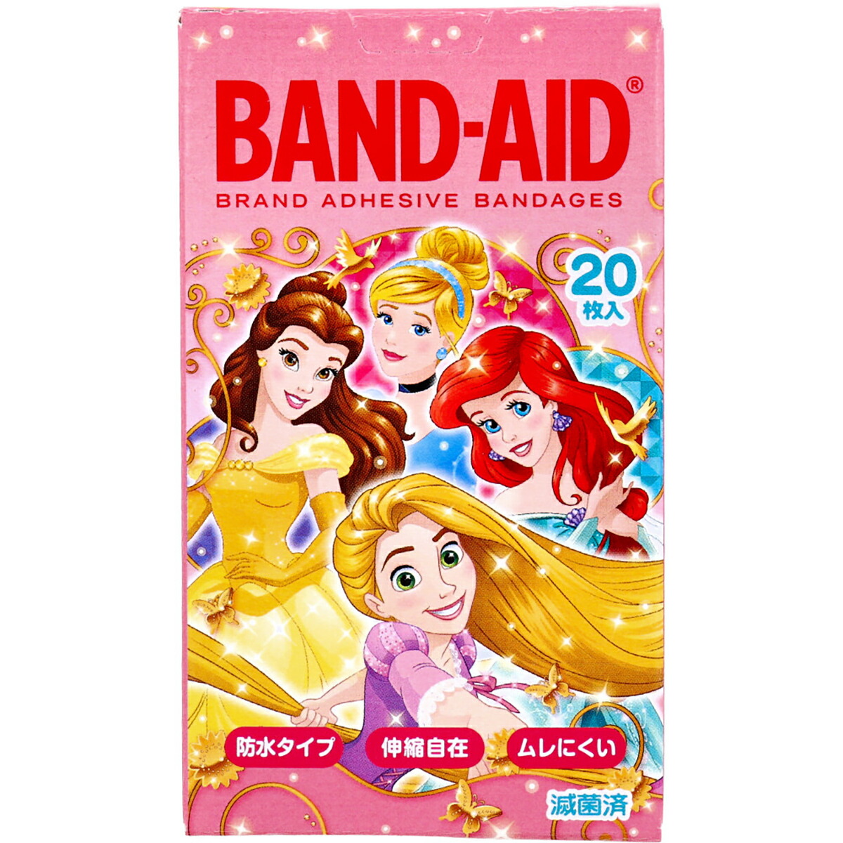 【 まとめ買い12個仕掛ける 】 バンドエイド ウォルトディズニー御姫様 20枚 【 貨物輸送無料 】