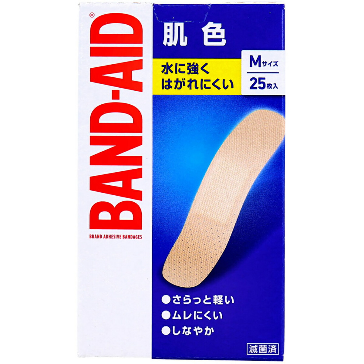 【 まとめ買い12個仕掛ける 】 バンドエイド 色ざし M大きさ 25枚入 【 貨物輸送無料 】